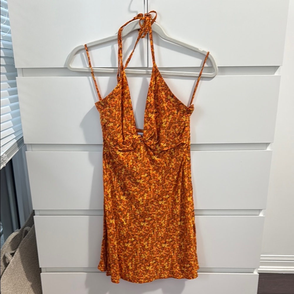 Faithfull Floral Halter Dress